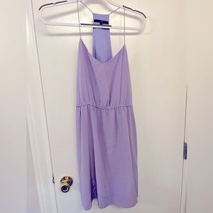 Tibi silk lilac sleeveless dress